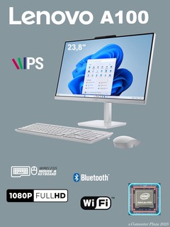 Моноблок Lenovo A100 Intel N100 8 Gb DDR4 256 Gb SSD CLOUD GREY F0J60020RU