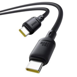 USB кабель BASEUS P10377704113-00 100W Silky, USB-C на USB-C, быстрая зарядка, 1м