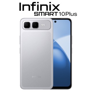 Смартфон Infinix SMART 10 Plus 4/128 ГБ, Titanium Silver