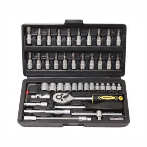 Набор инструментов 46пр. 1/4" WMC TOOLS 2462-5