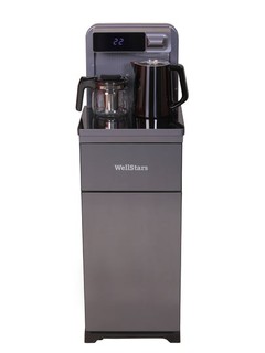 Кулер для воды WellStars, с чайником, нижняя загрузка, компрессорное охлаждение, сенсорное