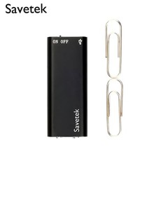 Diktofon mini 13/17 soat to'xtovsiz ovoz yozadi, 8 GB SAVETEK + zaryadlovchi qurima