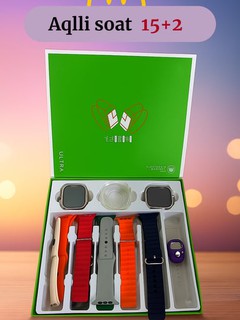 Smart Watch to'plami, 7 ta tasma + bitta to‘plamdagi simsiz quloqchinlar
