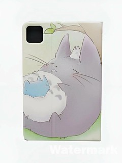 Чехол-книжка, для iPad Air, искусственная кожа, с принтом, бирюзовый