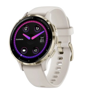 Умные часы Garmin Venu 3S, Soft gold stainless steel bezel with ivory case and silicone band