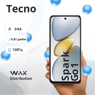 Смартфон Tecno Spark Go 1 3/64GB