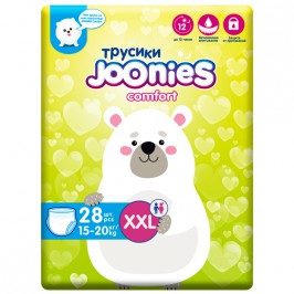 Детские трусики-подгузники Joonies Comfort XXL (15-20кг) 28шт