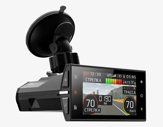 Антирадар радар детектор с видеорегистратором SilverStone F1 HYBRID S-BOT Full HD