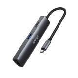 Разветвитель Anker Power Expand+ 5-in-1 USB-C Ethernet Hub Gray