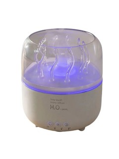 Aromadiffuzor & havo namlagich – tungi chiroq bilan, sokin ishlash, 12 Vt, 8 soat taymer