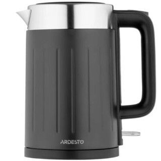 Электрочайник Ardesto EKL-F18B, 1.7л, 2220Вт, пластик+металл, чёрный