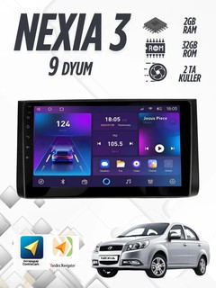 Авто монитор Tesla X60 MAX, 2+32 Гб WiFi, двойной кулер, с проводами и c рамкой