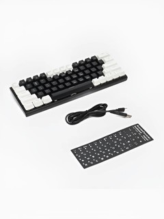 Игровая механическая клавиатура Yingbao Rubber mk60 RGB подсветкой Серый