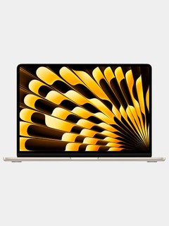 Ноутбук MacBook Air 15.3" Apple M3 (8C CPU/10C GPU), 8 ГБ, 256 ГБ, Сияющая звезда