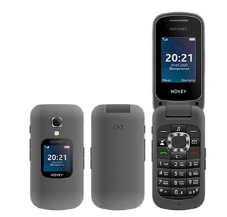 Кнопочный телефон Novey Senat GSM, серый