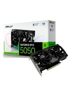 Видеокарта PNY GeForce RTX 5050 8 GB, GDDR6, HDMI, DLSS 4, 128 bi