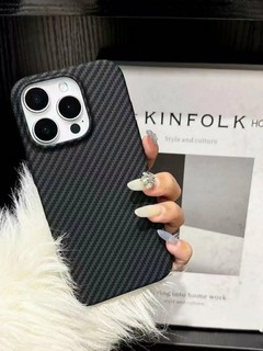 Чехол Savdo , карбоновый, для iPhone 14 pro max , золотистый