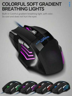 Игровая мышь Inphic X6S "Supernova", RGB-подсветкой, 3200 dpi