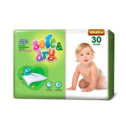 Детские одноразовые пеленки Helen Harperr Soft Dry 60*60 30 шт