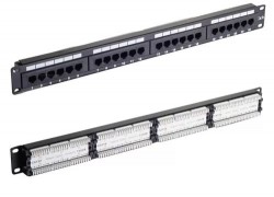 Патч-панель, Patch panel 24 port UTP Cat 5e