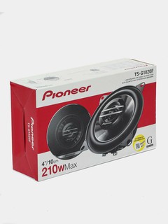 Колонки автомобильные Pioneer TS-G1020F, 10см, 2 полосы, 30-27000Гц (Matiz Spark Damas)