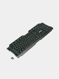 Клавиатура Defender Element HB-195, беспроводная, черная, русская/английская раскладка