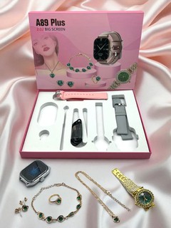 Smart Watch Ultra и наушники Pods pro, с 8 браслетами, 10 в 1, умные часы