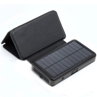 Портативное зарядное устройство Power Bank 2E Solar 20000mAh Black