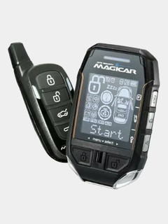 Автосигнализация Magicar "M908F", двусторонняя связь, дальность до 1500 м год гарантии