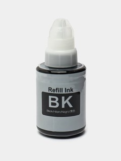 Canon G1400/2400/3400/4400 printerlari uchun, pigmentli siyoh Refil Ink Gl-490 Black