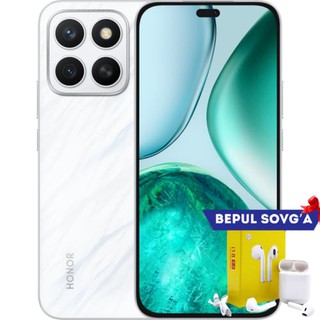 Смартфон Honor X8c 8/512GB, Global, Moonlight White + В подарок Беспроводные наушники