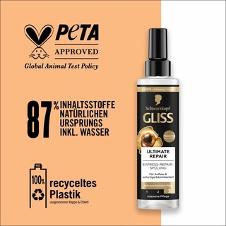 Экспресс Кондиционер для волос Gliss Kur "Ultimate Repair", 200 мл