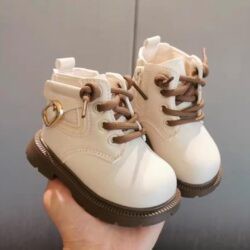 Ботинки nB*qq Молочный