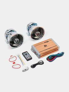 Автомобильная сирена AS830 2 динамика 18 звуков с MP3 микрофон контроллер