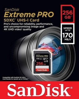 Карта памяти SanDisk Extreme Pro 256GB