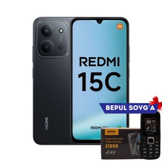 Смартфон Xiaomi Redmi 15C 4G 8/256GB, Global, Midnight Gray + в подарок Кнопочный телефон E1808
