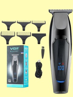 Аккумуляторный триммер VGR V-070, станок для бритья и стрижки
