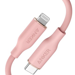 Кабель Anker PowerLineIII Flow USB-C розовый