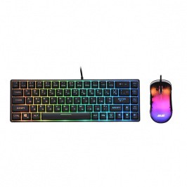 Клавиатура и мышь 2E Gaming KG345 RGB USB Transparent + MG345 RGB USB Transparent (Combo_KG345_MG345)