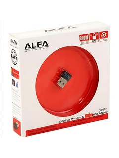 WI-Fi adapter, usb 300 mbps alfa 3001n, noutbuk va statsionar kompyuter ucun