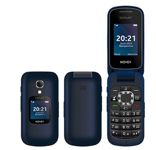 Кнопочный телефон Novey Senat GSM, синий