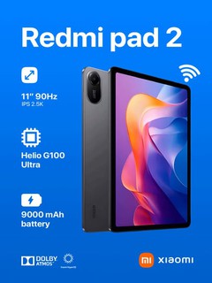 Planshet Xiaomi Redmi Pad 2 Wi-fi 11.5, 90 Hz MediaTek Helios 100 Ultra, 9000 mA/s, 8/5 Mp