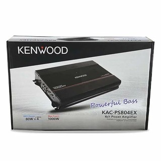 Усилитель KENWOOD KAC-PS804EX, 4 канала, Bass Boost, мостовой режим, 110/80 Вт
