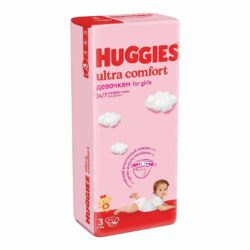 Подгузники Huggies Ultra Comfort 3 (5-9 кг) 56 шт