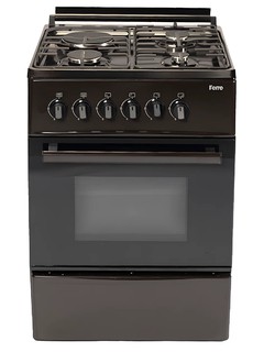 Газовая плита Ferre LP 60G-31DB-eco(F) 22, коричневый, 3 газовые конфорки +1 электрическая, Газовая духовка.