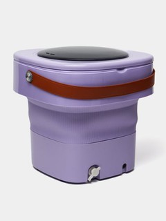 Portativ mini kir yuvish mashinasi, yig'iladigan, 5, 6,5, 18 litr