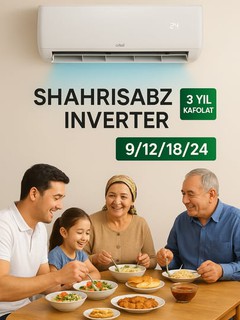 Konditsioner, ARTEL SHAHRISABZS INVERTER va STANDART 09/12/18/24
