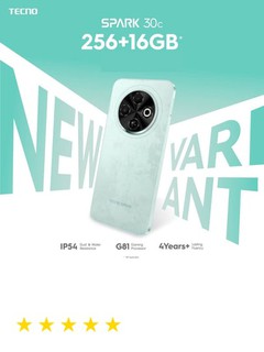 Smartfon Tecno Spark 30C, SONY IMX582 48MP, 5000mAh 18vt, IP54, 6.67" 120HZ, Android 14