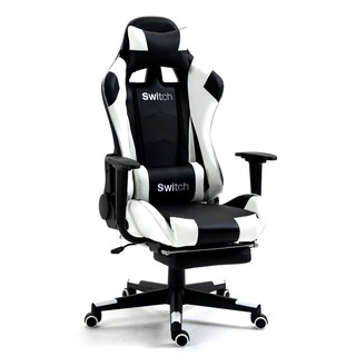 Игровое кресло 5727-PRO черно-белое