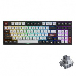 Механическая клавиатура Akko 3098S RGB Dracula(Hotswappable) CS Silver RGB (6925758616799)